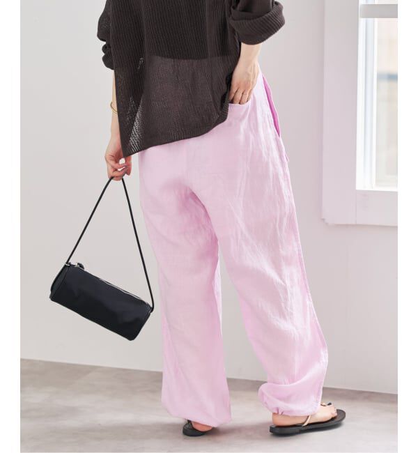 Spick and Span「TICCA  / ティッカ リネンカーゴパンツ」|カーゴ|