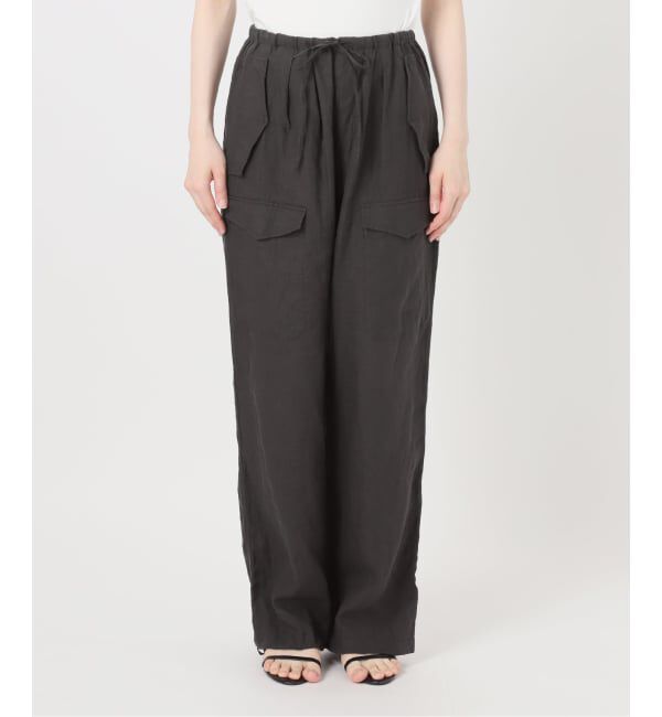 Spick and Span「TICCA  / ティッカ リネンカーゴパンツ」|カーゴ|