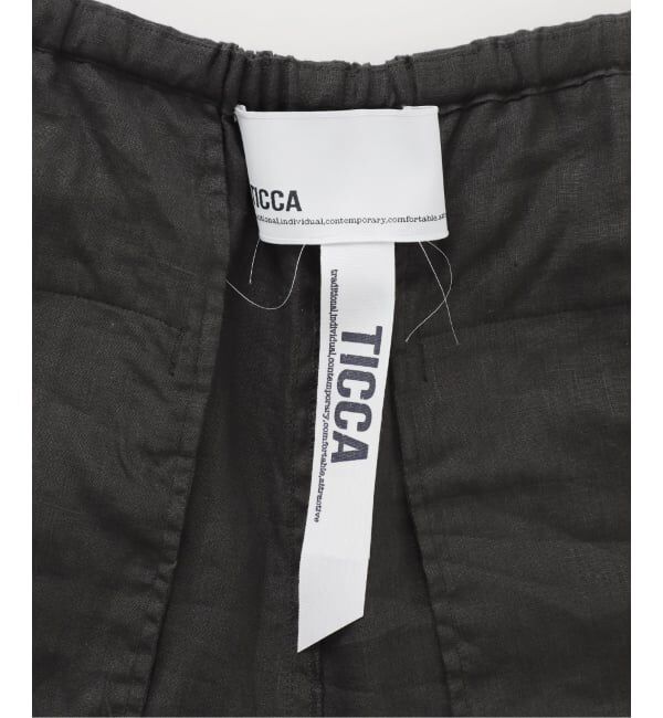 Spick and Span「TICCA  / ティッカ リネンカーゴパンツ」|カーゴ|