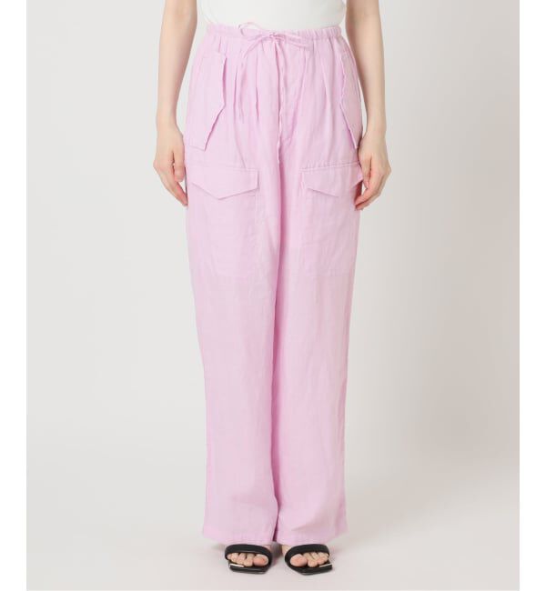 Spick and Span「TICCA  / ティッカ リネンカーゴパンツ」|カーゴ|