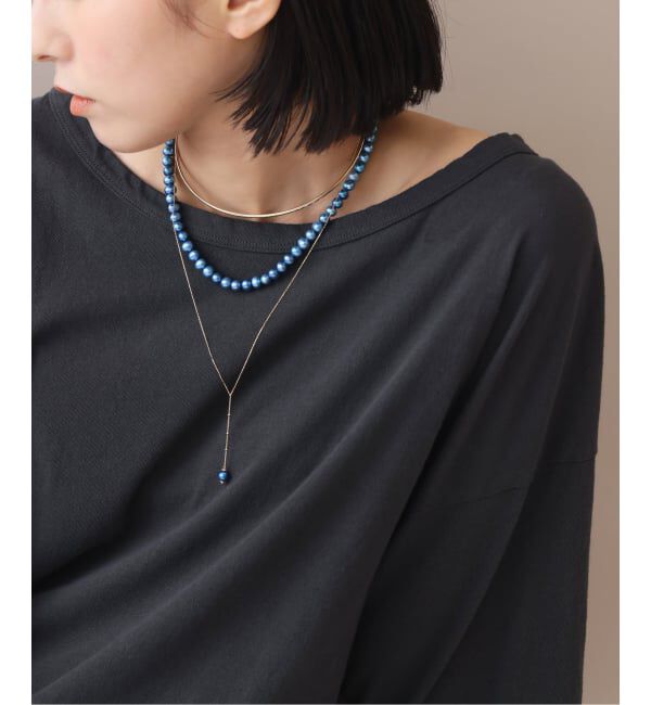 Lilas by Spick&Span「《予約》2.5パイプC型チョーカー K10」|ネックレス|