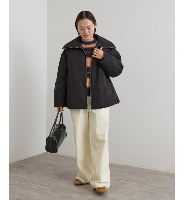 U by SPICK&SPAN「《予約》撥水フロントジップパファージャケット」|その他|