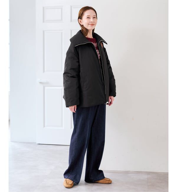 U by SPICK&SPAN「《予約》撥水フロントジップパファージャケット」|その他|