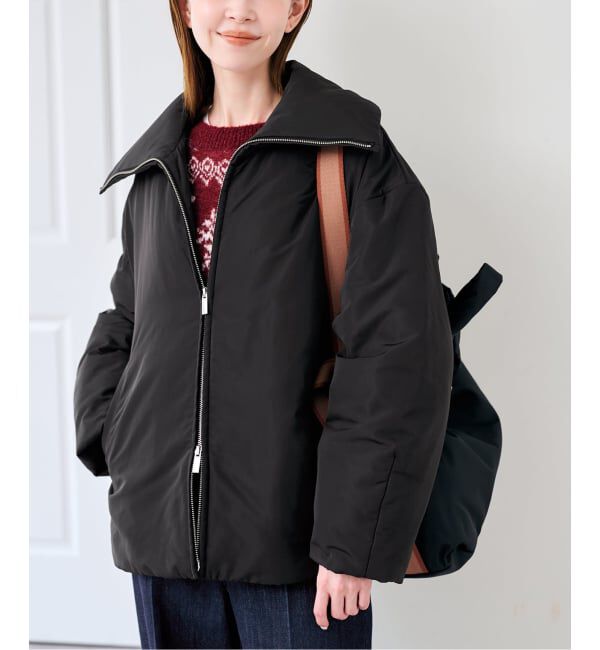 U by SPICK&SPAN「《予約》撥水フロントジップパファージャケット」|その他|