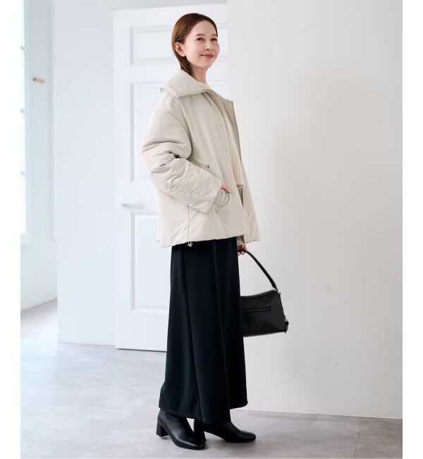 U by SPICK&SPAN「《予約》撥水フロントジップパファージャケット」|その他|