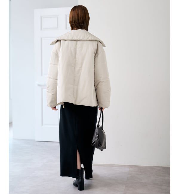 U by SPICK&SPAN「《予約》撥水フロントジップパファージャケット」|その他|