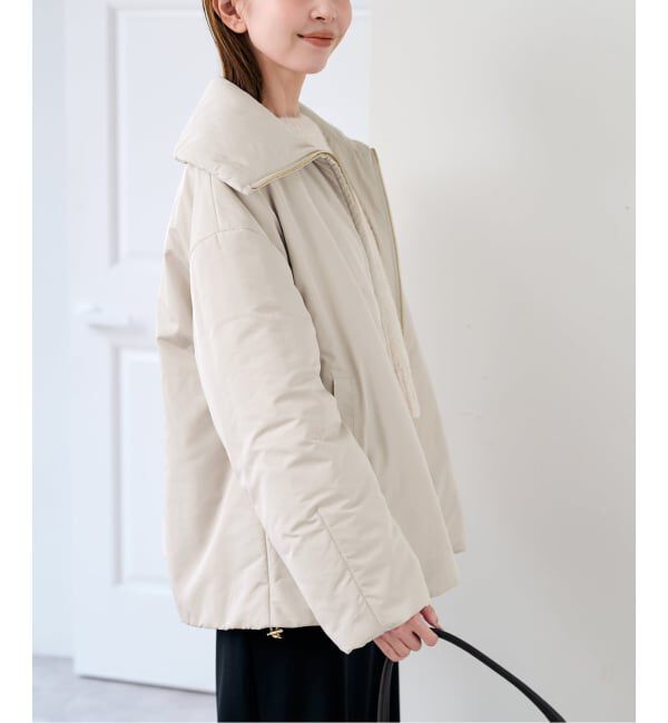 U by SPICK&SPAN「《予約》撥水フロントジップパファージャケット」|その他|