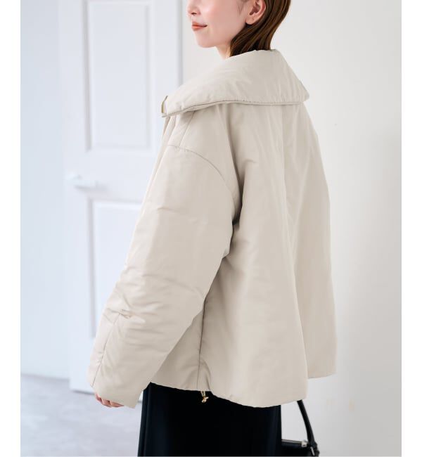 U by SPICK&SPAN「《予約》撥水フロントジップパファージャケット」|その他|