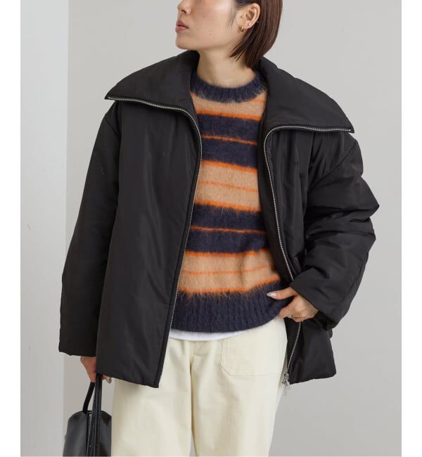 U by SPICK&SPAN「《予約》撥水フロントジップパファージャケット」|その他|