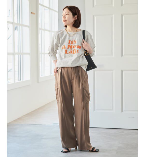 Spick and Span「《予約》Mixta /ミクスタ CREW NECK SWEAT クルーネックスウェット」|スウェット・ジャージ|