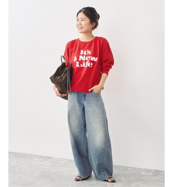 Spick and Span「《予約》Mixta /ミクスタ CREW NECK SWEAT クルーネックスウェット」|スウェット・ジャージ|