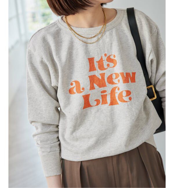 Spick and Span「《予約》Mixta /ミクスタ CREW NECK SWEAT クルーネックスウェット」|スウェット・ジャージ|