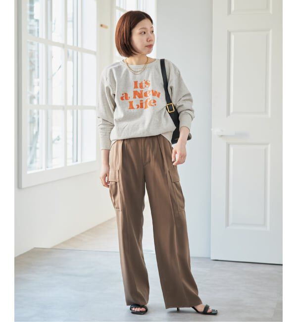 Spick and Span「《予約》Mixta /ミクスタ CREW NECK SWEAT クルーネックスウェット」|スウェット・ジャージ|