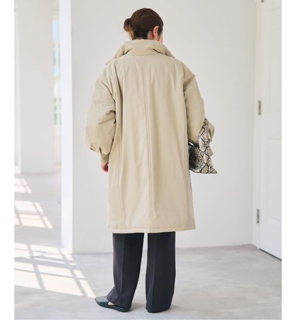 Spick and Span「《予約》撥水ツイルパデッドパフスリーブコート」|その他|