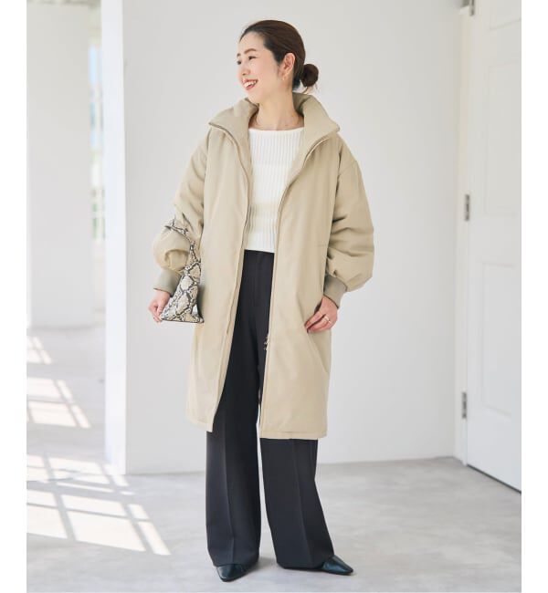 Spick and Span「《予約》撥水ツイルパデッドパフスリーブコート」|その他|