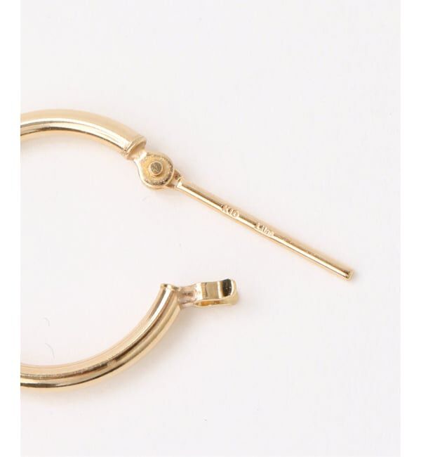 Lilas by Spick&Span「《予約》1.5パイプ1.5cmルーフピアス K10（両耳）」|ピアス|