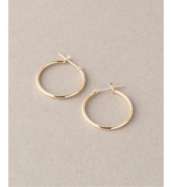 Lilas by Spick&Span「《予約》1.5パイプ2cmルーフピアス K10（両耳）」|ピアス|
