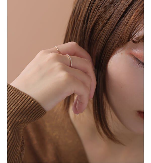 Lilas by Spick&Span「《予約》ダイヤハーフエタニティーリング K10」|リング|