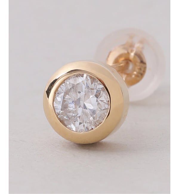 Lilas by Spick&Span「《予約》フクリン0.28ctダイヤピアス K18（両耳）」|ピアス|