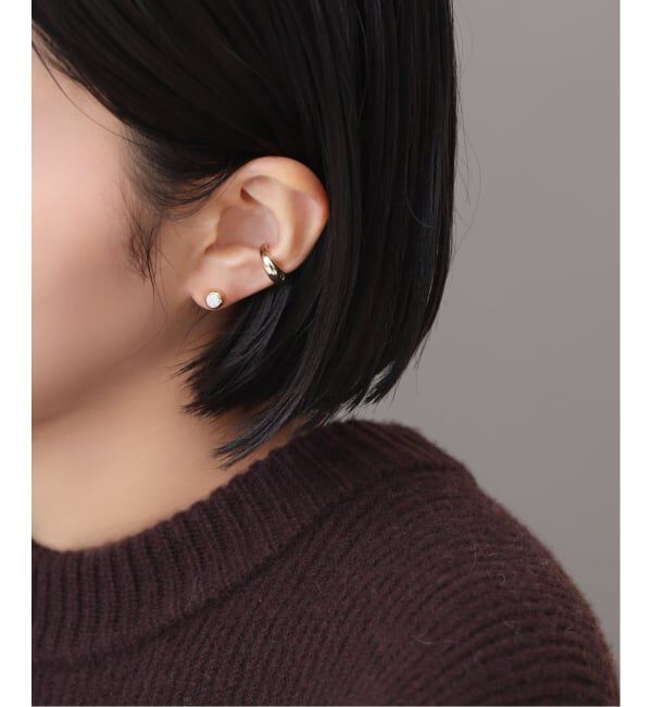 Lilas by Spick&Span「《予約》フクリン0.28ctダイヤピアス K18（両耳）」|ピアス|
