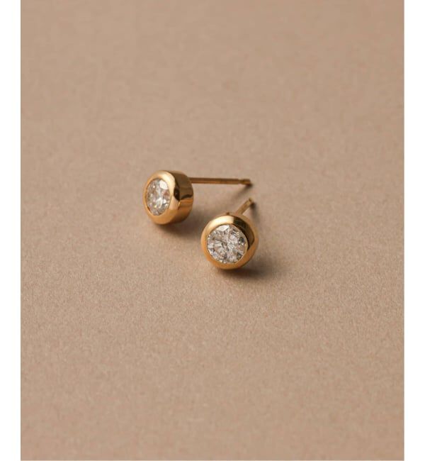 Lilas by Spick&Span「《予約》フクリン0.28ctダイヤピアス K18（両耳）」|ピアス|
