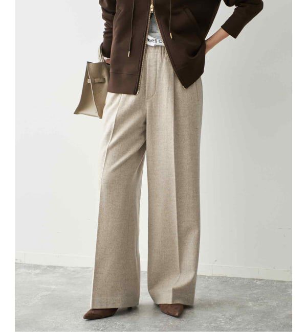 Spick and Span「《手洗い可 / 予約》ウォッシャブルツイードイージーパンツ」|その他|