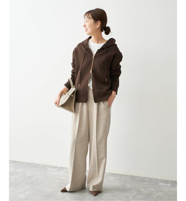 Spick and Span「《手洗い可 / 予約》ウォッシャブルツイードイージーパンツ」|その他|