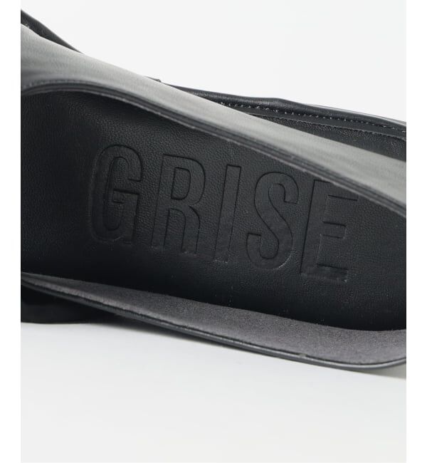 GRISE「《予約/WEB+一部店舗》GRISEスクエアリボンバブーシュ」|その他|
