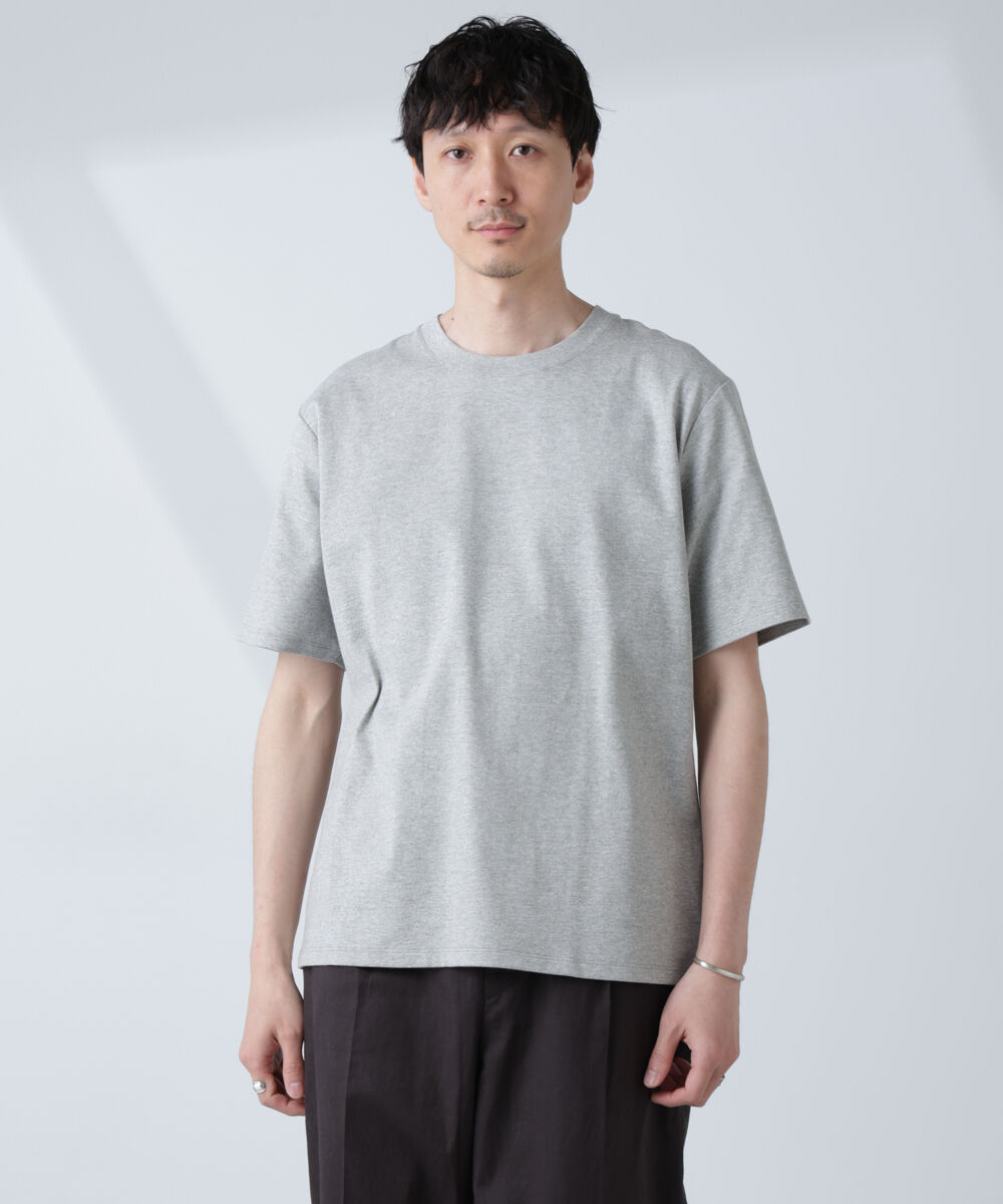 NANO universe「WEB限定/Anti Soaked(R) 汗染み防止 クルーネックレギュラーシルエットTシャツ」|Tシャツ・カットソー|