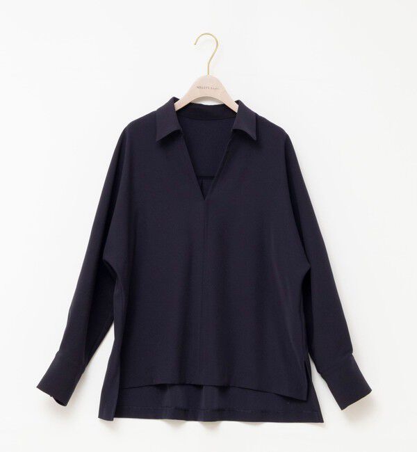 NOLLEY'S sophi「【一部WEB限定カラーアイテム】《セットアップ対応》ウォッシャブルツイルスキッパーシャツ」|シャツ・ブラウス|