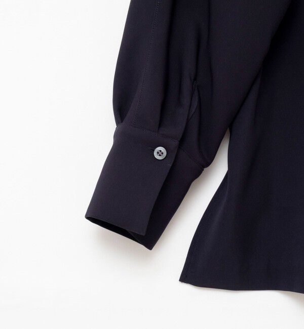NOLLEY'S sophi「【一部WEB限定カラーアイテム】《セットアップ対応》ウォッシャブルツイルスキッパーシャツ」|シャツ・ブラウス|