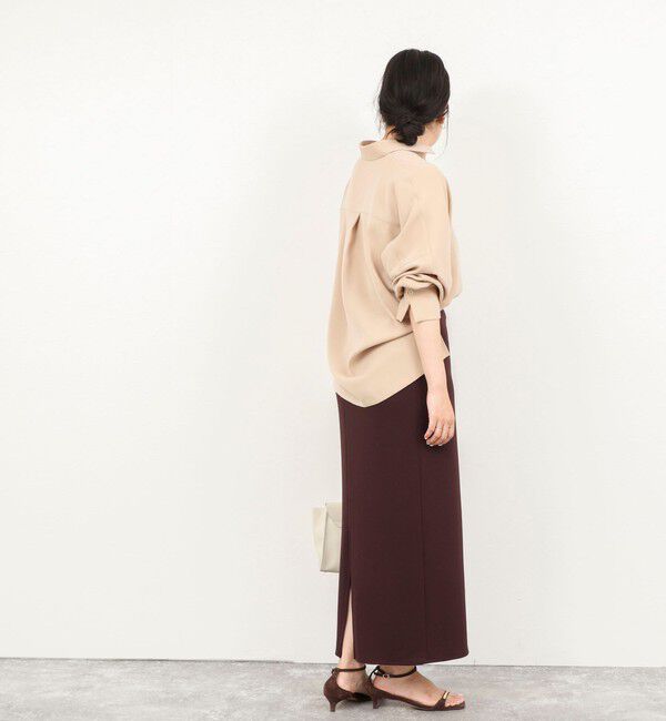 NOLLEY'S sophi「【一部WEB限定カラーアイテム】《セットアップ対応》ウォッシャブルツイルスキッパーシャツ」|シャツ・ブラウス|