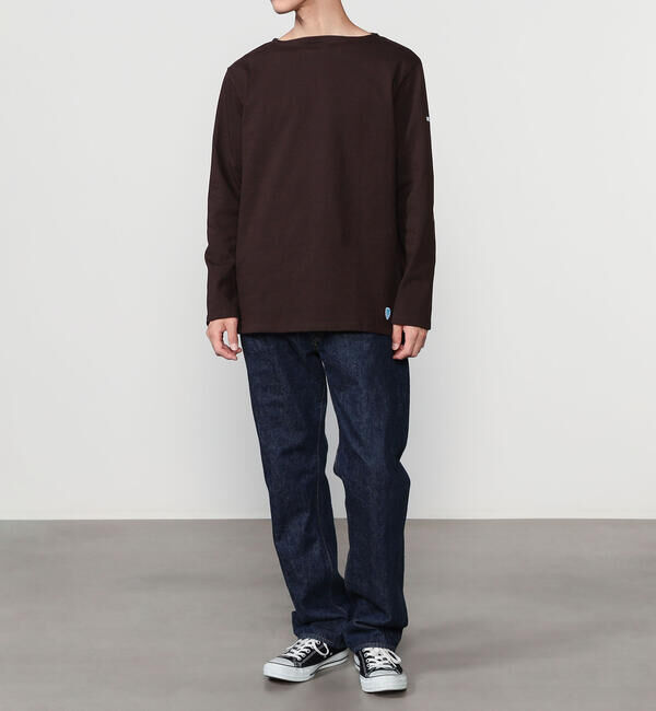ORCIVAL「ORCIVAL | コットンロード ボートネック フレンチバスクTシャツ MEN」|Tシャツ・カットソー|