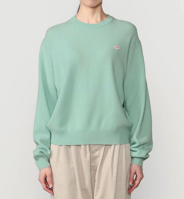 DANTON「DANTON | ラムウール クルーネックニットプルオーバー WOMEN」|ニット・セーター|