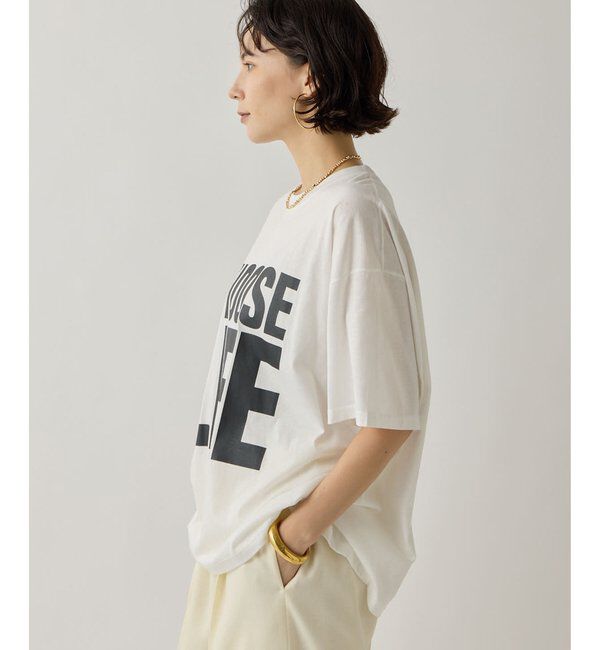  「〈WEB限定〉【KATHARINE HAMNETT】スローガンTシャツ」|Tシャツ・カットソー|
