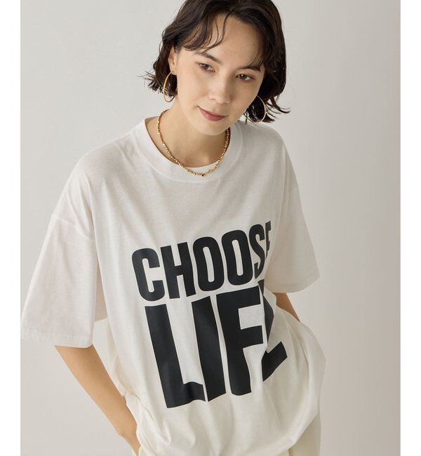  「〈WEB限定〉【KATHARINE HAMNETT】スローガンTシャツ」|Tシャツ・カットソー|