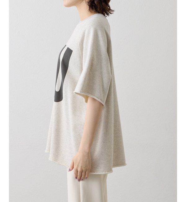  「【KATHARINE HAMNETT】スローガンハーフスリーブスウェット」|Tシャツ・カットソー|
