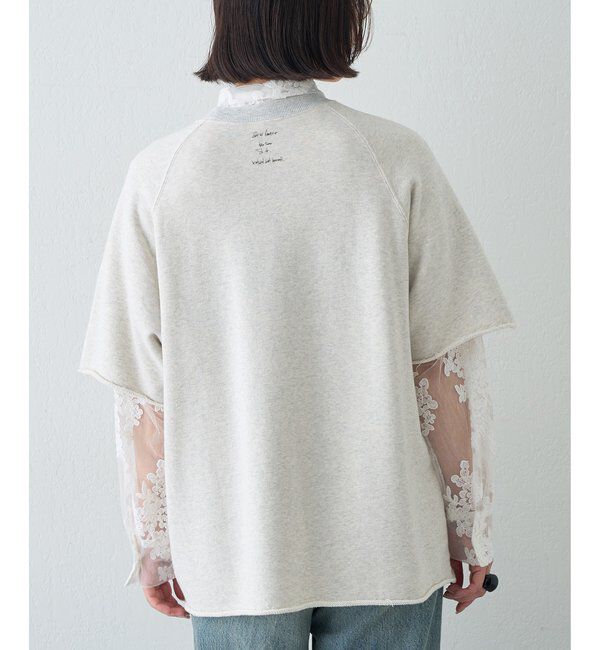  「【KATHARINE HAMNETT】スローガンハーフスリーブスウェット」|Tシャツ・カットソー|
