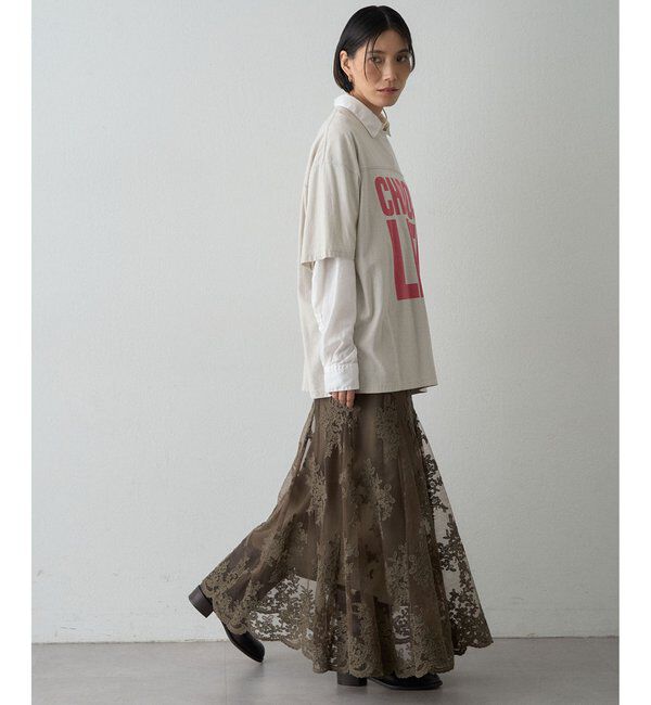  「【KATHARINE HAMNETT】スローガンフットボールTシャツ」|Tシャツ・カットソー|