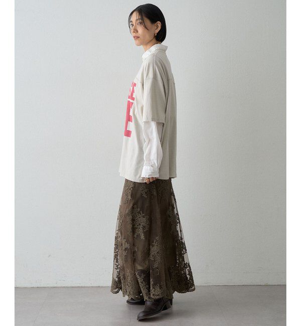  「【KATHARINE HAMNETT】スローガンフットボールTシャツ」|Tシャツ・カットソー|