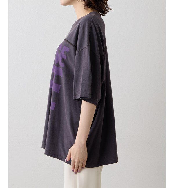  「【KATHARINE HAMNETT】スローガンフットボールTシャツ」|Tシャツ・カットソー|
