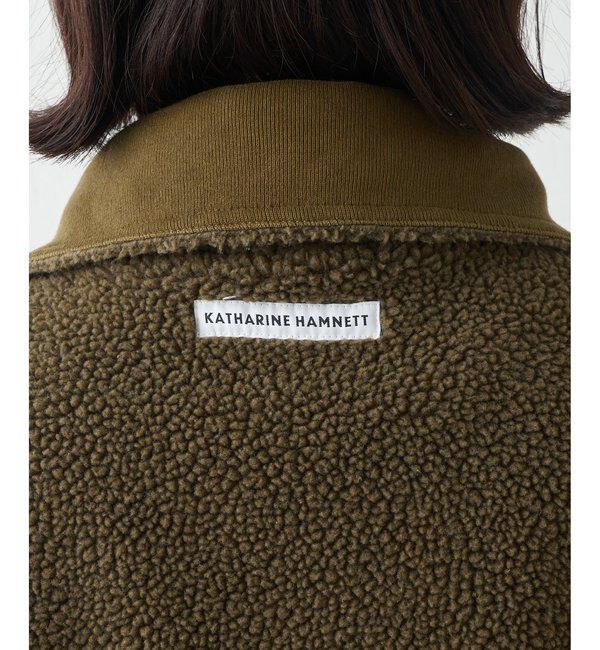  「【KATHARINE HAMNETT】ボアリバーシブルベスト」|その他|