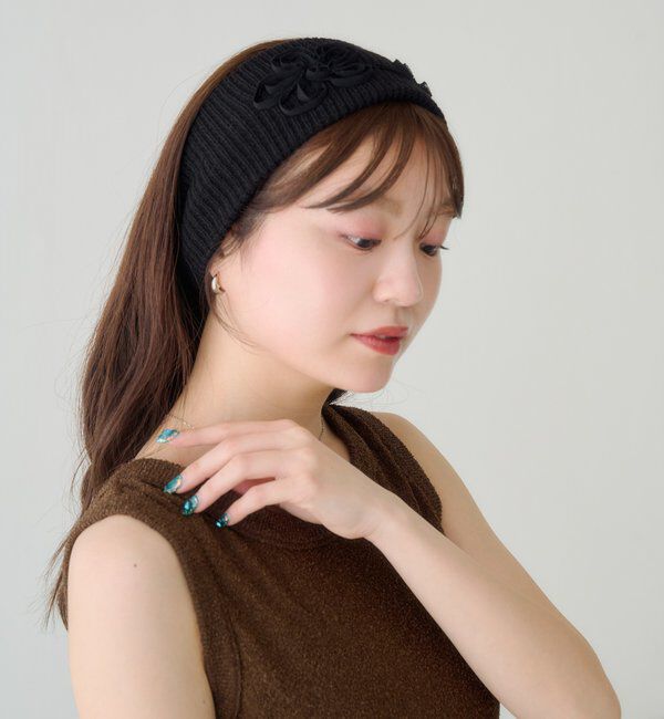  「フラワーモチーフヘアバンド」|その他|