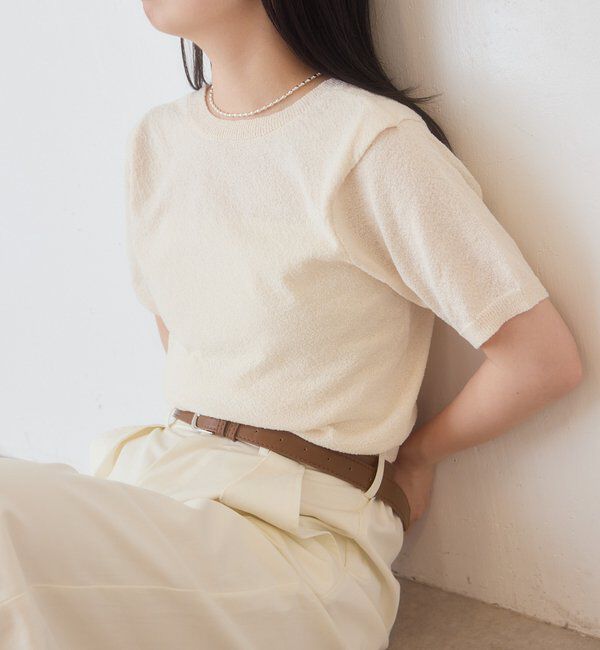  「【新色追加】B ブークレショルダータックTEE」|その他|