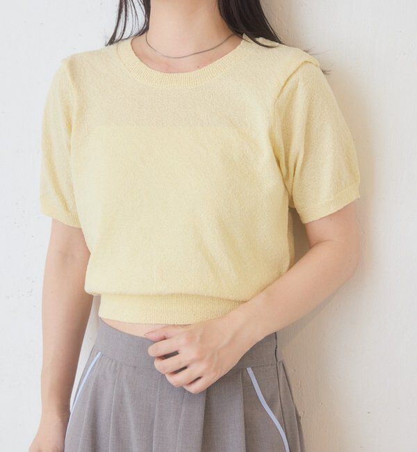  「【新色追加】B ブークレショルダータックTEE」|その他|