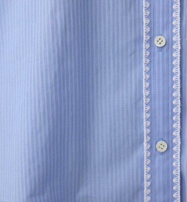  「【HERITANOVUM】 ブランケットステッチシャツ」|シャツ・ブラウス|