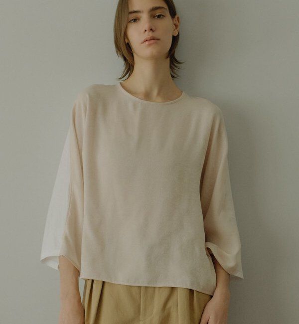  「【HERITANOVUM】ベロアコンビネーションTee」|Tシャツ・カットソー|