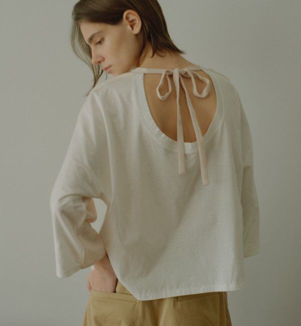  「【HERITANOVUM】ベロアコンビネーションTee」|Tシャツ・カットソー|
