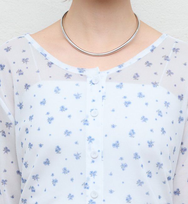  「フラワーチュール2WAYロンT」|Tシャツ・カットソー|