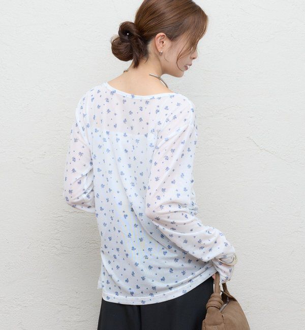  「フラワーチュール2WAYロンT」|Tシャツ・カットソー|